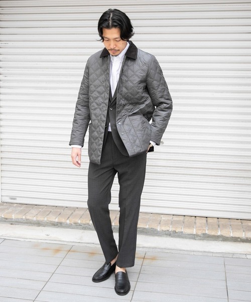 URBAN RESEARCH ROSSO MEN（アーバンリサーチロッソメン）の「丸井織物 キルティングジャケット（ナイロンジャケット・メンズ・ブラック/ネイビー/グレー・X-LARGE/LARGE/MEDIUM）」の11枚目の写真