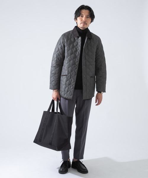 URBAN RESEARCH ROSSO MEN（アーバンリサーチロッソメン）の「丸井織物 キルティングジャケット（ナイロンジャケット・メンズ・ブラック/ネイビー/グレー・X-LARGE/LARGE/MEDIUM）」の15枚目の写真