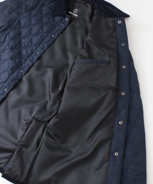 URBAN RESEARCH ROSSO MEN（アーバンリサーチロッソメン）の「丸井織物 キルティングジャケット（ナイロンジャケット・メンズ・ブラック/ネイビー/グレー・X-LARGE/LARGE/MEDIUM）」の6枚目の写真