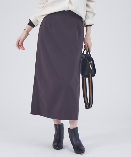 Rouge vif(ルージュヴィフ)の「4WAYストレッチタイトスカート(スカート・レディース・チャコールグレー/ベージュ/モカ・38/36)」の1枚目の写真