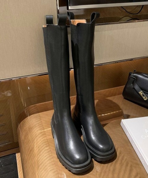 La-gemme（ラジェム）の「サイドゴアロングブーツ（ブーツ・レディース・ブラック・35/36/37/38/39/40）」の16枚目の写真