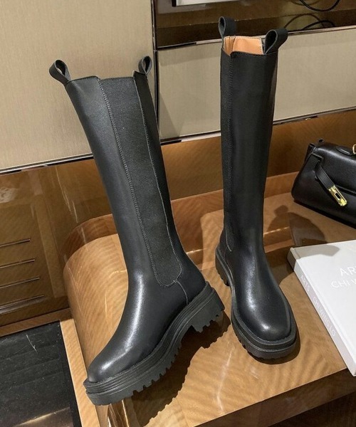 La-gemme（ラジェム）の「サイドゴアロングブーツ（ブーツ・レディース・ブラック・35/36/37/38/39/40）」の18枚目の写真