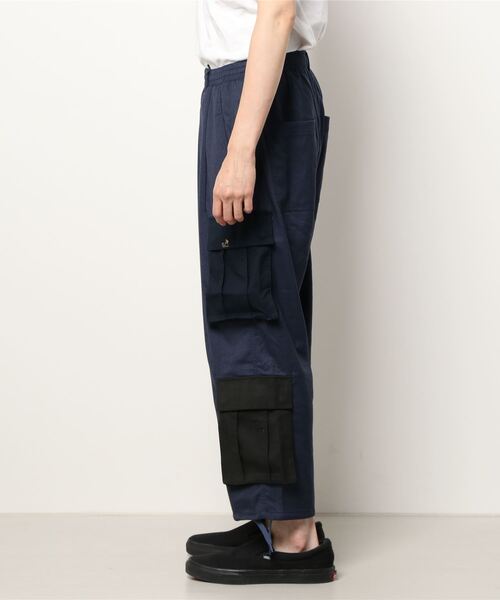 go slow caravan(ゴースローキャラバン)の「T/Rストレッチ Wカーゴパンツ(カーゴパンツ・メンズ・ネイビー/グレー/モカ・LARGE/MEDIUM)」の10枚目の写真