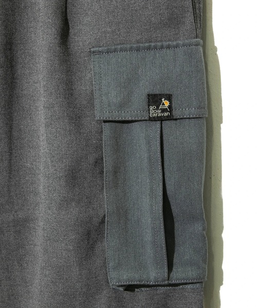go slow caravan(ゴースローキャラバン)の「T/Rストレッチ Wカーゴパンツ(カーゴパンツ・メンズ・ネイビー/グレー/モカ・LARGE/MEDIUM)」の4枚目の写真