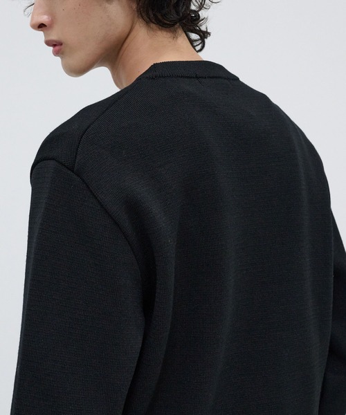 洗える】バウンドウールミラノリブクルーニット（ニット/セーター