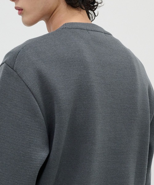洗える】バウンドウールミラノリブクルーニット（ニット/セーター