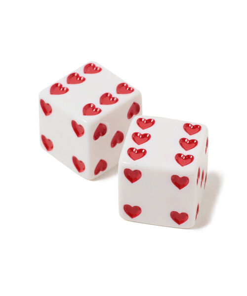 bpr BEAMS(ビーピーアール ビームス )の「Koplow Games / Sweet Heart Dice(おもちゃ・メンズ・ホワイト/レッド・ONE SIZE)」の2枚目の写真