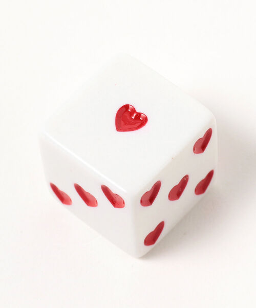 bpr BEAMS(ビーピーアール ビームス )の「Koplow Games / Sweet Heart Dice(おもちゃ・メンズ・ホワイト/レッド・ONE SIZE)」の3枚目の写真