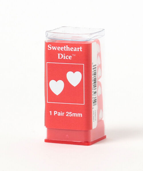 bpr BEAMS(ビーピーアール ビームス )の「Koplow Games / Sweet Heart Dice(おもちゃ・メンズ・ホワイト/レッド・ONE SIZE)」の4枚目の写真