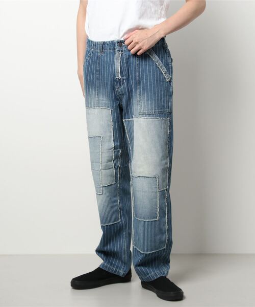 パンツ HOUSTON REPAIR DENIM FATIGUE PANTS HOUSTON（ヒューストン）の「【HOUSTON】REPAIR DENIM FATIGUE