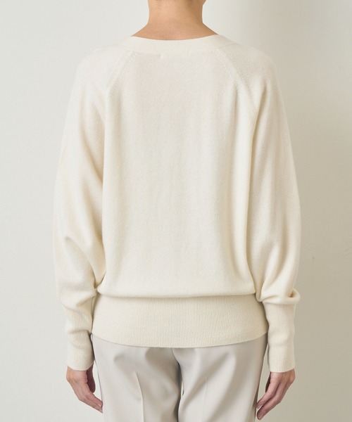 美品✨ ウィムガゼット カシミヤ100 ニット Vネック セール】カシミヤVネックプルオーバー（ニット/セーター）｜Whim