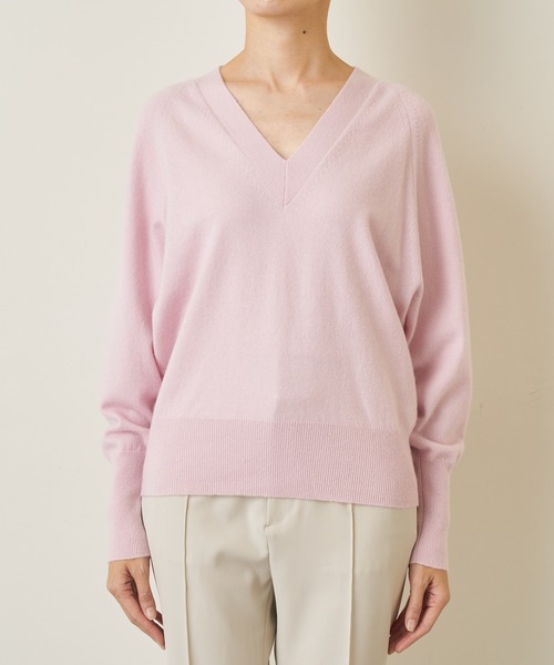 セール】カシミヤVネックプルオーバー（ニット/セーター）｜Whim