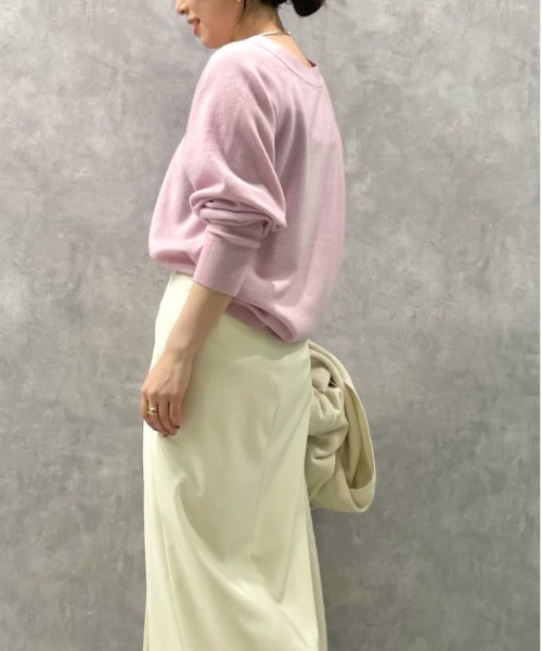 セール】カシミヤVネックプルオーバー（ニット/セーター）｜Whim