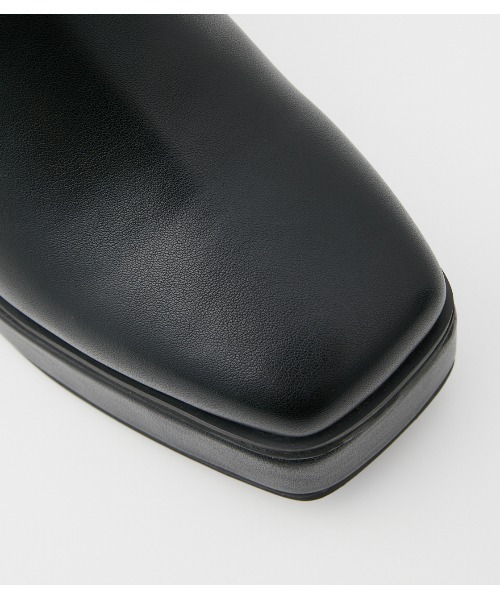 AZUL by moussy（アズールバイマウジー）の「PLATFORM STRETCH BOOTS/プラットフォームストレッチブーツ（ブーツ・レディース・ブラック・SMALL/MEDIUM/LARGE）」の5枚目の写真