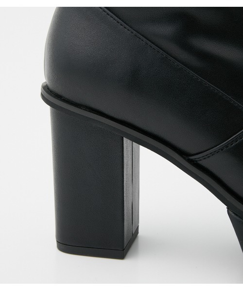 AZUL by moussy（アズールバイマウジー）の「PLATFORM STRETCH BOOTS/プラットフォームストレッチブーツ（ブーツ・レディース・ブラック・SMALL/MEDIUM/LARGE）」の8枚目の写真