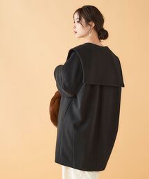 le.coeur blanc | ニードルパンチビッグカラーコート(その他アウター)