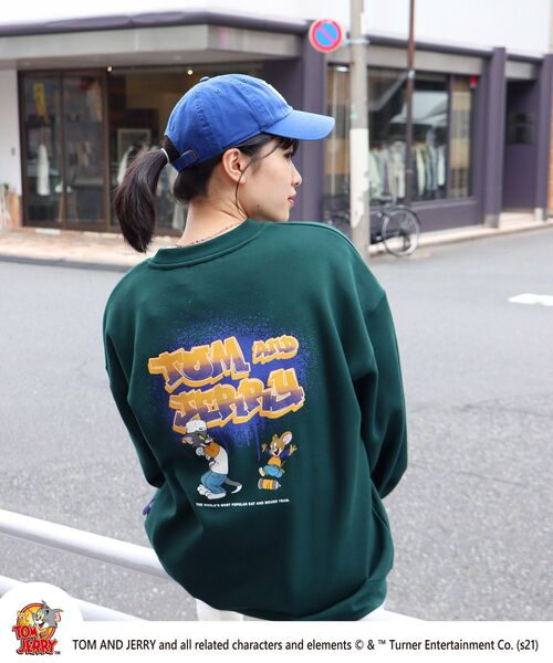 販売卸売 Sequence トムとジェリー Tom And Jerry Grafitti Crew Neck グラフィティ クルーネック スウェット スウェット Tom Jerry トムアンドジェリー のファッション 特別配送 Woodleafs Construvisual Com Br