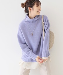 SLOBE IENA | SUPER GEELONG タートルネックプルオーバー◆(ニット/セーター)