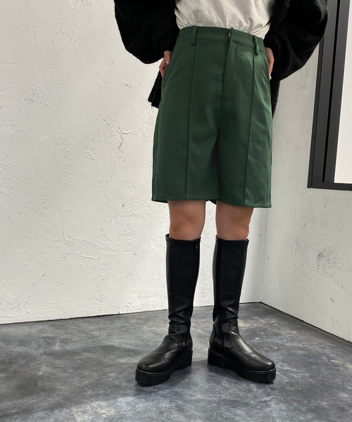 apres jour mignon（アプレジュールミニョン）の「ハーフパンツ【ZOZOTOWN限定アイテム】（その他パンツ・レディース・グリーン/ブラック・X-LARGE/フリー）」の16枚目の写真