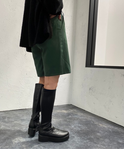 apres jour mignon（アプレジュールミニョン）の「ハーフパンツ【ZOZOTOWN限定アイテム】（その他パンツ・レディース・グリーン/ブラック・X-LARGE/フリー）」の17枚目の写真