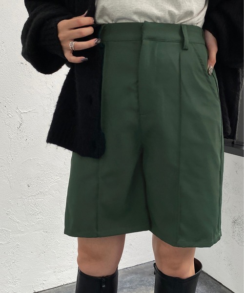 apres jour mignon（アプレジュールミニョン）の「ハーフパンツ【ZOZOTOWN限定アイテム】（その他パンツ・レディース・グリーン/ブラック・X-LARGE/フリー）」の21枚目の写真