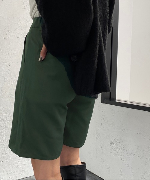 apres jour mignon（アプレジュールミニョン）の「ハーフパンツ【ZOZOTOWN限定アイテム】（その他パンツ・レディース・グリーン/ブラック・X-LARGE/フリー）」の22枚目の写真