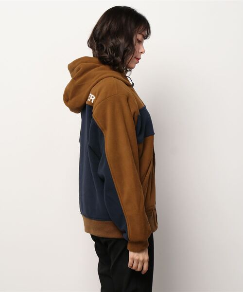2トーン ビッグ フリース パーカー / 2TONE BIG FLEECE PARKA 