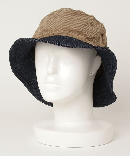 PHATEE(ファッティー)の「●【Phatee】ファッティー BUCKET HAT(ハット・メンズ・ベージュ/ネイビー/スミクロ・ONESIZE)」の3枚目の写真