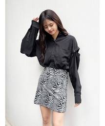 ENVYM | ショルダーカッティングＳＨ(Tシャツ/カットソー)