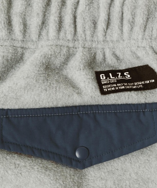 GLAZOS（グラソス）の「【セットアイテム】フリース・ハーフジップトレーナー＋イージーパンツ（スウェット・キッズ・ブラック/ネイビー/グレー・130cm/140cm/150cm/160cm/170cm）」の12枚目の写真