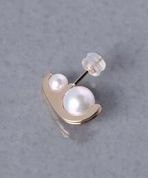 ＜Hirotaka（ヒロタカ）＞BELUGA ダブル パール 片耳 ピアス ■■■