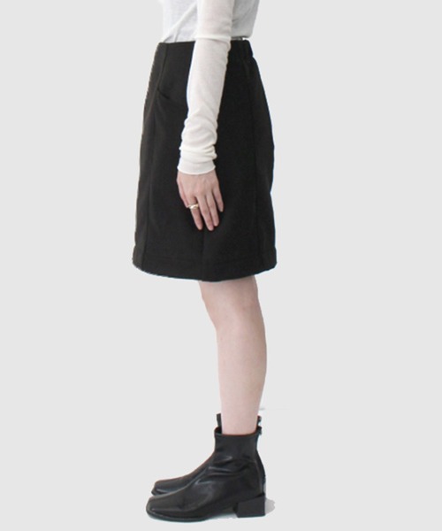 STYLEBLOCK（スタイルブロック）の「パネルミニスカート（スカート・レディース・ブラック/ライトベージュ/モカ・M）」の8枚目の写真