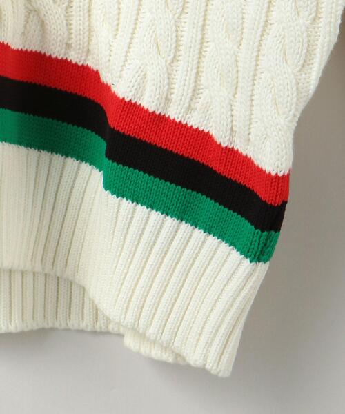 UNITED ARROWS & SONS（ユナイテッドアローズアンドサンズ）の「＜Champion TEARS(チャンピオン ティアーズ)＞ V SWEATER/ニット■■■（ニット/セーター・メンズ・オフホワイト・L/M）」の5枚目の写真