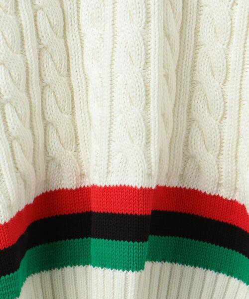 UNITED ARROWS & SONS（ユナイテッドアローズアンドサンズ）の「＜Champion TEARS(チャンピオン ティアーズ)＞ V SWEATER/ニット■■■（ニット/セーター・メンズ・オフホワイト・L/M）」の8枚目の写真