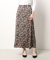 Lugnoncure | レトロ花柄ナロースカート(スカート)