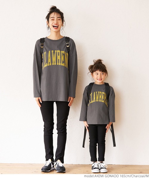 coca（coca）（コカ）の「ビッグシルエットプリントロンTee（Tシャツ/カットソー・レディース・ホワイト/チャコールグレー/グレー・M/L）」の21枚目の写真