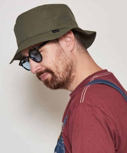 Mighty Shine(マイティシャイン)の「mko10251- Nylon Pocketable Bucket Hat バケットハット(ハット・メンズ・ブラック/ベージュ/カーキ・M/L)」の3枚目の写真