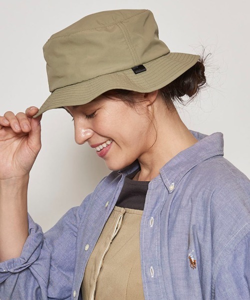 Mighty Shine(マイティシャイン)の「mko10251- Nylon Pocketable Bucket Hat バケットハット(ハット・メンズ・ブラック/ベージュ/カーキ・M/L)」の8枚目の写真