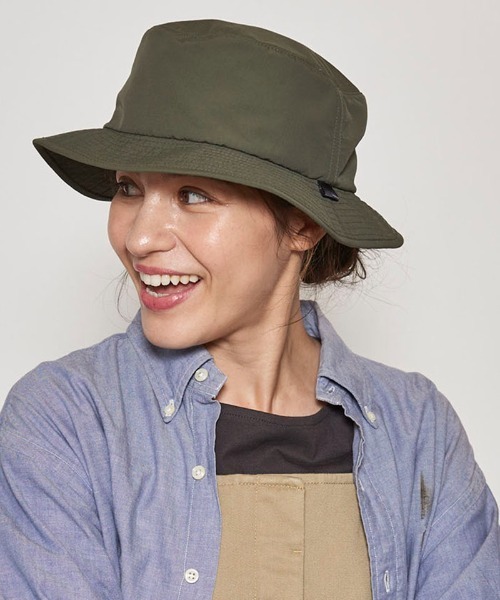 Mighty Shine(マイティシャイン)の「mko10251- Nylon Pocketable Bucket Hat バケットハット(ハット・メンズ・ブラック/ベージュ/カーキ・M/L)」の5枚目の写真