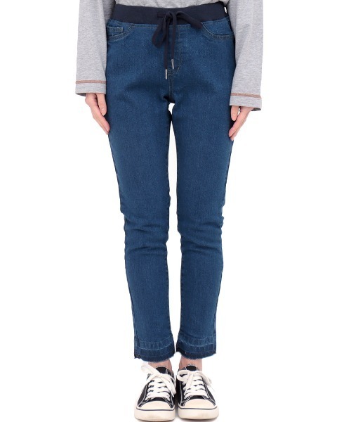 チチカカ(チチカカ)の「リブスキニーパンツ(デニムパンツ・レディース・ライトブルー/ベージュ/ブルー・SMALL/MEDIUM/LARGE)」の9枚目の写真