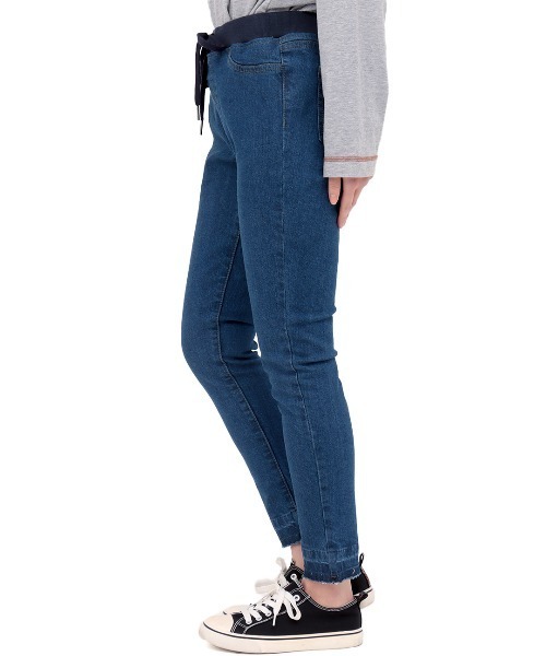 チチカカ(チチカカ)の「リブスキニーパンツ(デニムパンツ・レディース・ライトブルー/ベージュ/ブルー・SMALL/MEDIUM/LARGE)」の10枚目の写真