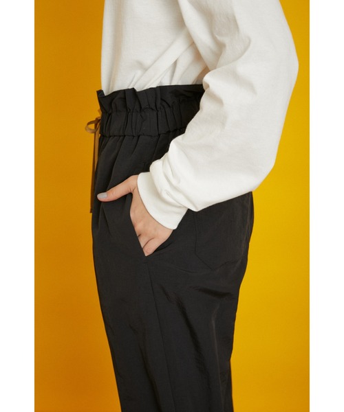 HeRIN.CYE(ヘリンドットサイ)の「Georgette easy pants(スラックス・レディース・ブラック/グリーン・FREE)」の7枚目の写真