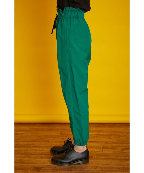HeRIN.CYE(ヘリンドットサイ)の「Georgette easy pants(スラックス・レディース・ブラック/グリーン・FREE)」の10枚目の写真
