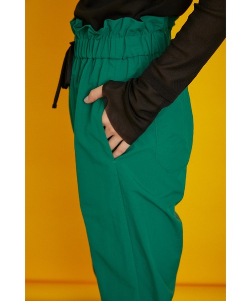 HeRIN.CYE(ヘリンドットサイ)の「Georgette easy pants(スラックス・レディース・ブラック/グリーン・FREE)」の13枚目の写真
