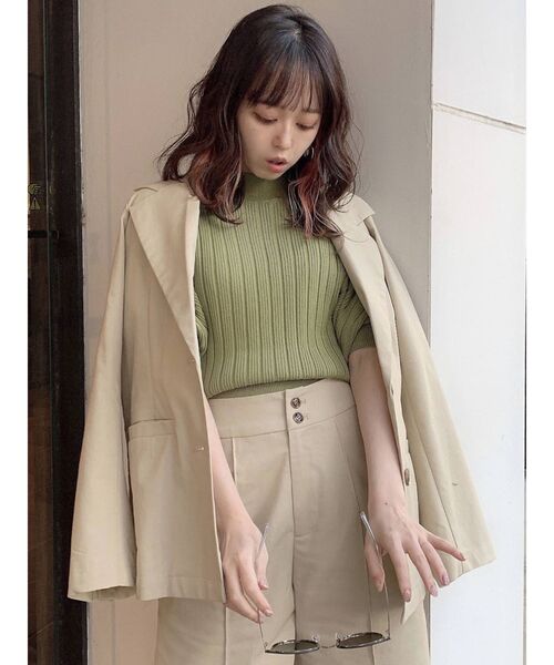 dazzlin(ダズリン)の「ハイウエストハーフパンツ(その他パンツ・レディース・その他1/ベージュ・SMALL/MEDIUM)」の15枚目の写真