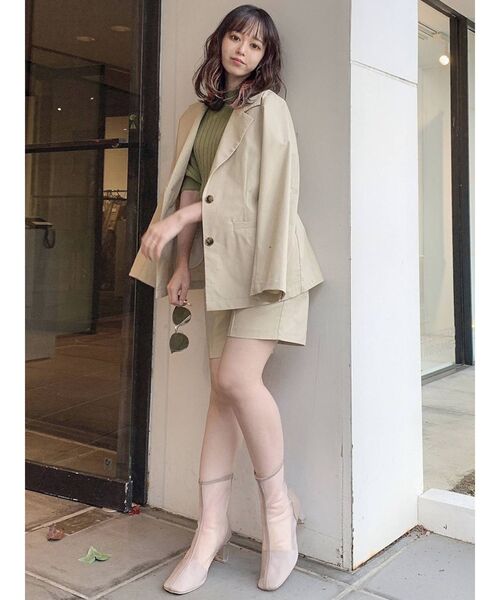 dazzlin(ダズリン)の「ハイウエストハーフパンツ(その他パンツ・レディース・その他1/ベージュ・SMALL/MEDIUM)」の16枚目の写真