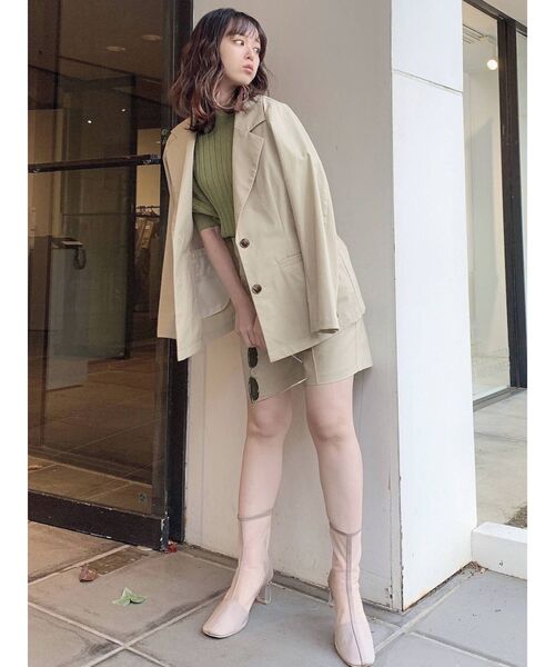 dazzlin(ダズリン)の「ハイウエストハーフパンツ(その他パンツ・レディース・その他1/ベージュ・SMALL/MEDIUM)」の17枚目の写真