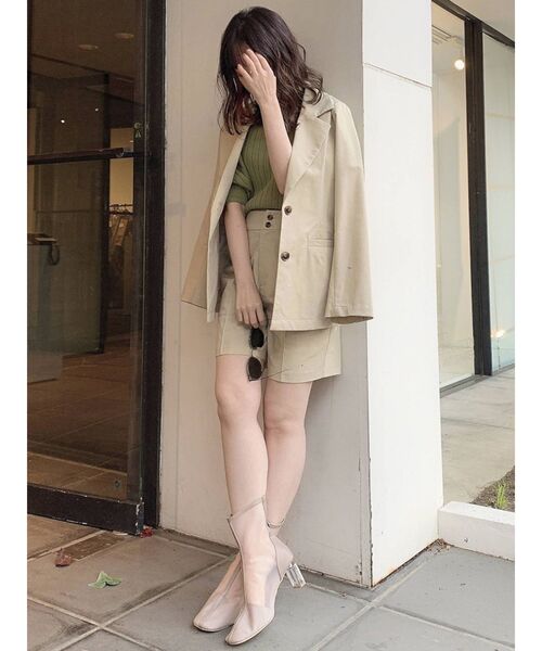 dazzlin(ダズリン)の「ハイウエストハーフパンツ(その他パンツ・レディース・その他1/ベージュ・SMALL/MEDIUM)」の18枚目の写真