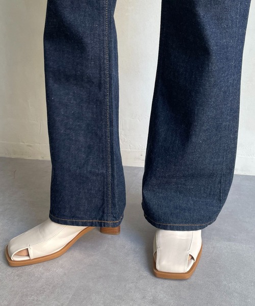 Lee（リー）の「【Lee/リー】フレアデニム（デニムパンツ・レディース・ネイビー・XS/S）」の17枚目の写真