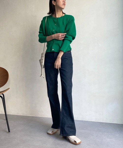 Lee（リー）の「【Lee/リー】フレアデニム（デニムパンツ・レディース・ネイビー・XS/S）」の6枚目の写真